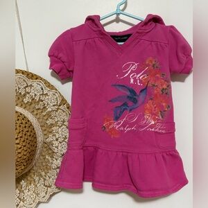 Ralph Lauren Pink Hoodie Dress